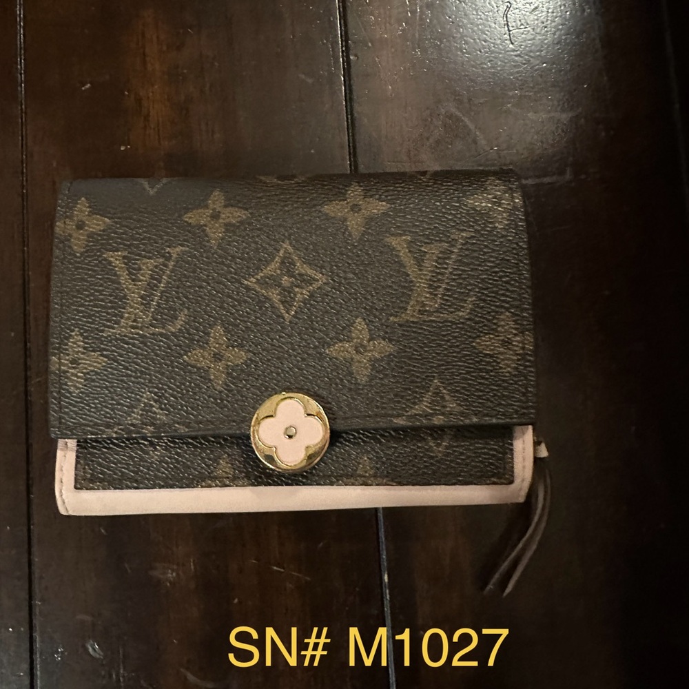 Brown Flore Monogram Wallet